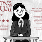 Image of scary book review: Anya's Ghost - horror books for teens